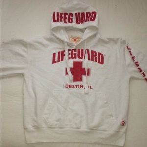 White LIFEGUARD sweatshirt (Destin Florida)